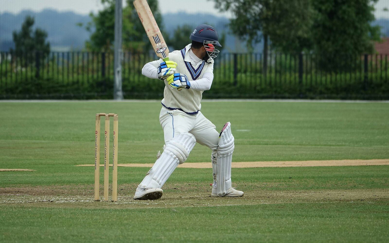 Batsman playing a shot